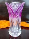 Lead Free Galle Glass Vase Machine Made Diamond Designer House KTV Hotel