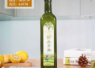 750ml Transparent Glass Oil Bottles With Lid , Glass Olive Oil Bottles
